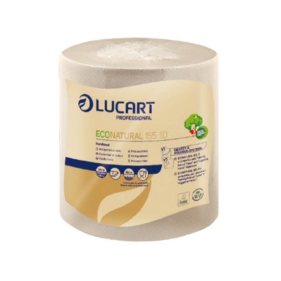 Obrázek z Papírové ručníky v rolích Lucart EcoNatural / 155 m / 2-vrstvé