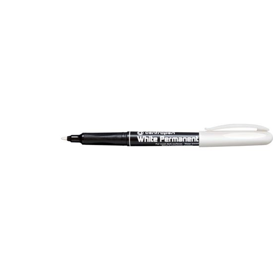 Obrázek z Popisovač Centropen Permanent White 2686 - bílá