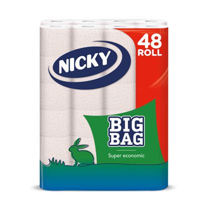 Obrázek Papír toaletní BIG PACK XXL 2-vrstvý / 48 ks
