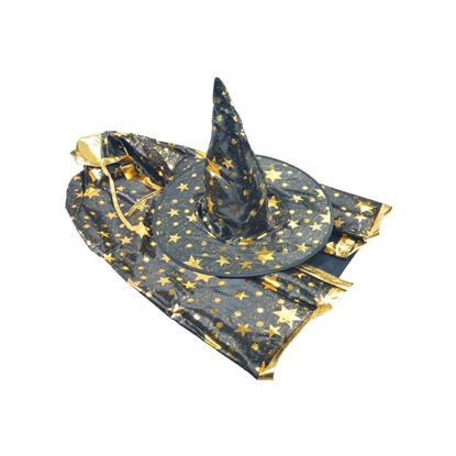 Obrázek Set čarodějnický - plášť + klobouk