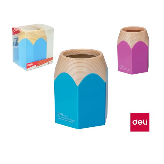 Obrázek z Stojánek na tužky DELI PASTELKA - barevný mix