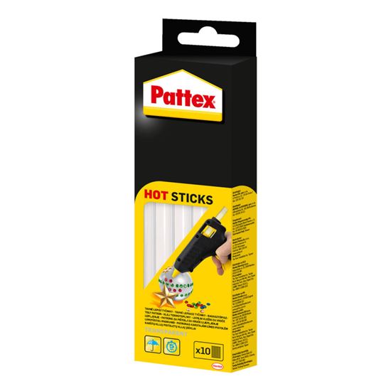 Obrázek z Náhradní tyčinky do tavné pistole Pattex HOT pistol - 11 mm / 10 ks
