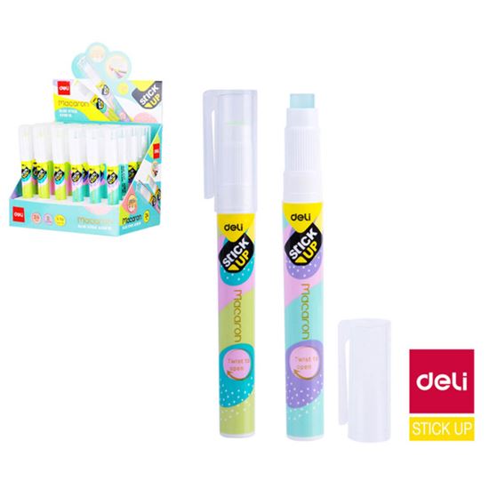 Obrázek z Lepicí tyčinka v tužce DELI Macaron - 2,2 g / mix barev