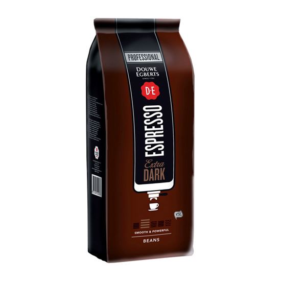 Obrázek z Zrnková káva Douwe Egberts Espresso Extra Dark / 1 kg