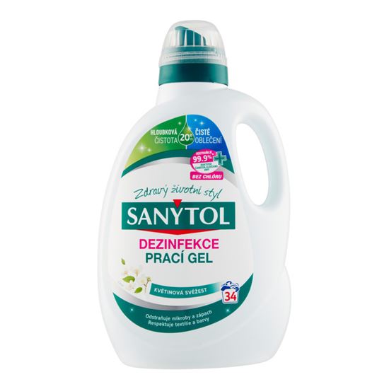Obrázek z Sanytol prací gel - květinové svěžest / 1700ml