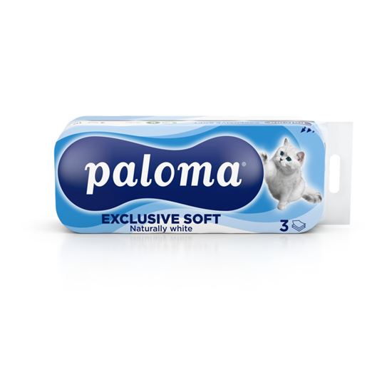 Obrázek z Papír toaletní Paloma Exclusive 3-vrstvý / 10 ks