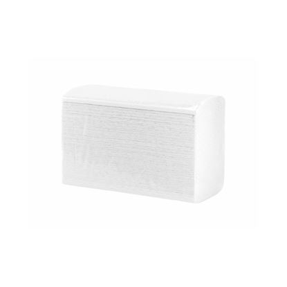 Obrázek Ručníky papírové skládané Z-Z TOP SLIM bílé / 1-vrstvé / 200 ks