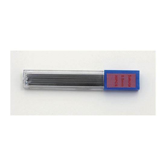 Obrázek z Tuhy do mikrotužek Sakota - 0,5 mm / HB / 30 ks