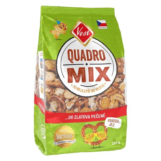 Obrázek z Sušenky Quadro - slaný mix / 200g