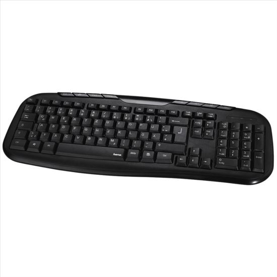 Obrázek z Klávesnice HAMA Celino - černá / USB kabel