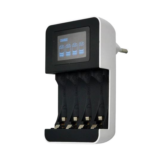 Obrázek z Nabíječka baterií Solight - černá