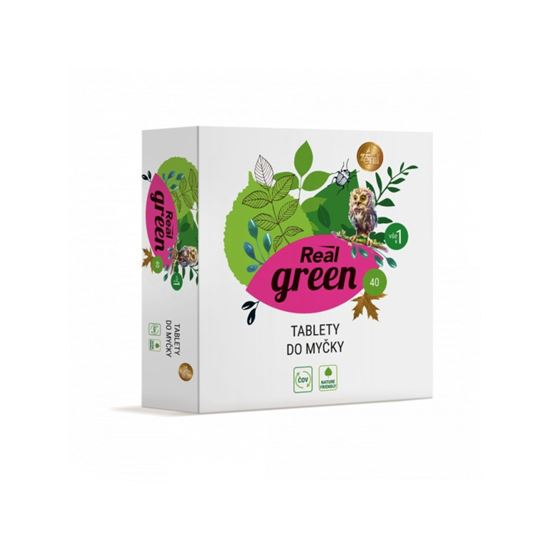 Obrázek z Real Green ECO tablety do myčky 40 ks
