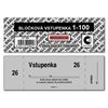 Obrázek z Bločkové vstupenky Baloušek 133 x 39 mm / 1-100 / 4 odstíny barev / ET300