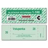 Obrázek z Bločkové vstupenky Baloušek 133 x 39 mm / 1-100 / 4 odstíny barev / ET300