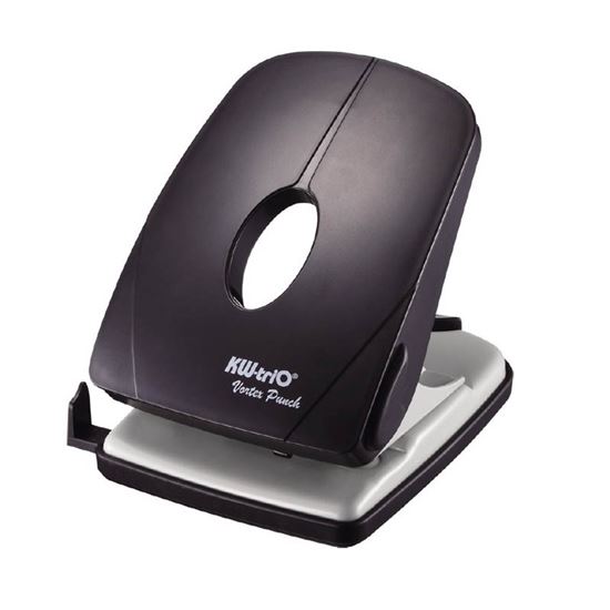 Obrázek z Kancelářský děrovač KW Trio Vortex 40 / černá - 40 listů