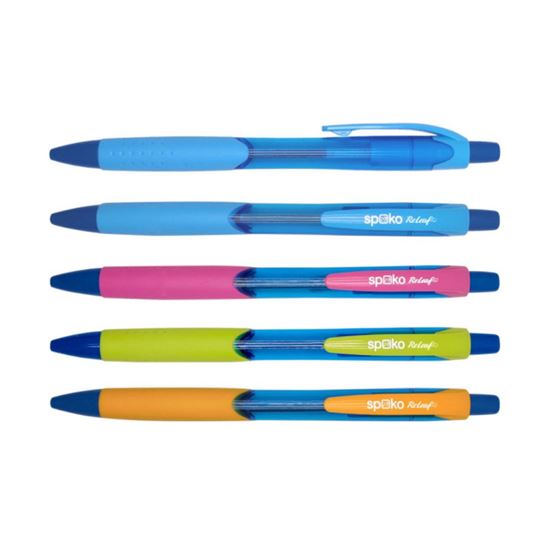 Obrázek z Kuličkové pero Spoko ReLeaf Aqua - barevný mix