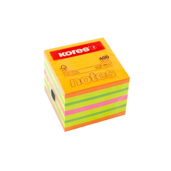 Obrázek z Samolepicí bloček Kores Cubo - 50 x 50 mm / 400 lístků