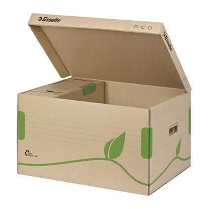 Obrázek Archivní kontejnery ECO - na pořadače / s víkem / 623918