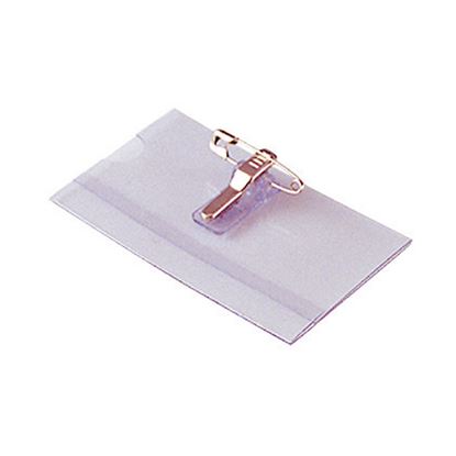 Obrázek Jmenovka s klipem Concorde - 6 x 9 cm / na šířku / s klipem i špendlíkem