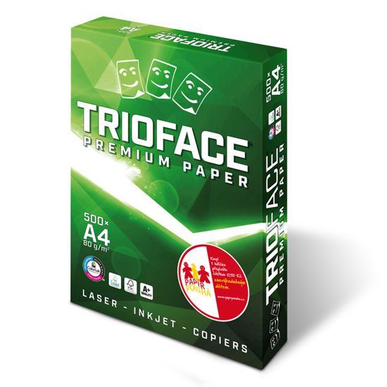 Obrázek z Xerografický papír TRIOFACE PREMIUM A - A4 80 g / 500 listů