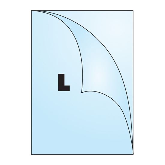 Obrázek z Zakládací obal Concorde - tvar L / A4 matný / 90 my / 100 ks