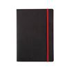 Obrázek z Zápisník Oxford Black n\'Red mix - A5 / linka / 72 linka