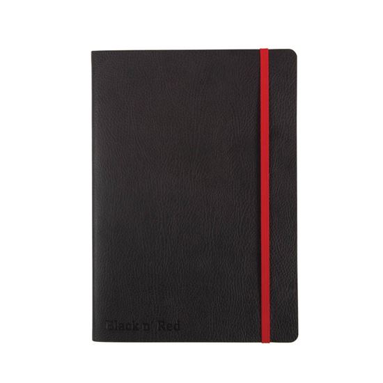 Obrázek z Zápisník Oxford Black n\'Red mix - A5 / linka / 72 linka