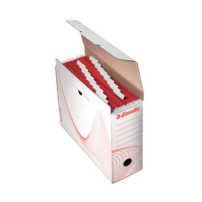 Obrázek Box archivní na závěsné desky - hřbet 11,6 cm / bílá / 10965