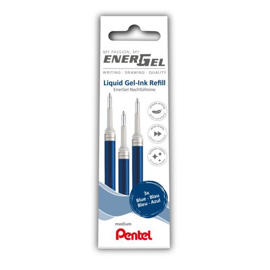 Obrázek z Náplň Pentel EnerGel - LR7 / modrá / 3 ks