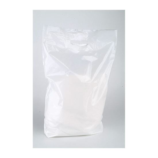 Obrázek z Taška odnosná s uchem 38 x 45 cm - bílá s průhmatem