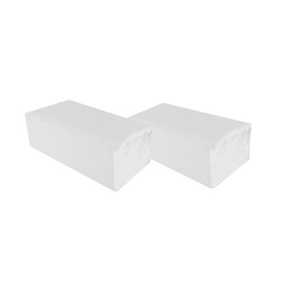 Obrázek Papírové ručníky skládané Z-Z bílé / 2 vrstvé / 150 ks