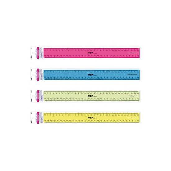Obrázek z Pravítko 30 cm - mix barev