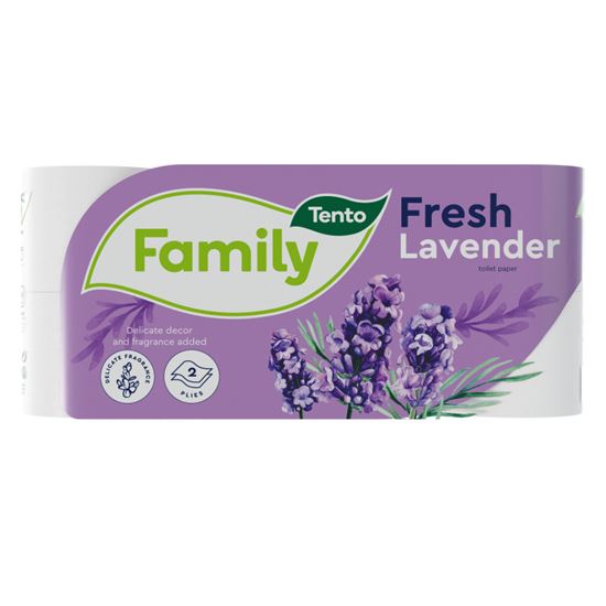 Obrázek z Papír toaletní Tento Fresh Aroma Lavender - 2 vrstvý / 8 rolí