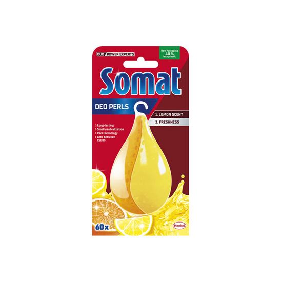 Obrázek z Osvěžovač do myčky SOMAT Deo Perls Lemon - 60 mytí