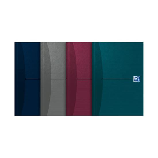 Obrázek z Kniha záznamní vázaná Oxford Essentials mix - A5 / linka / 96 linka