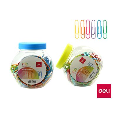 Obrázek Dopisní spony Deli - 29 mm / 200 ks