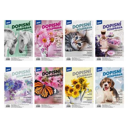 Obrázek Dopisní sada - 10 + 10 bílá