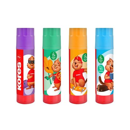 Obrázek Lepicí tyčinka Kores 15 g - Bobřík mix