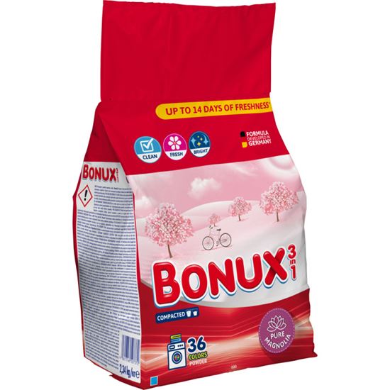 Obrázek z Prací prášek Bonux Color Pure Magnolia - 36 PD / 2,34 kg