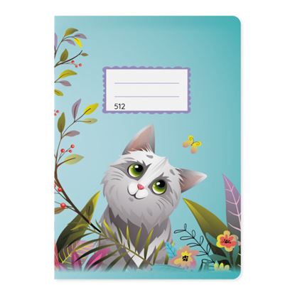 Obrázek Sešit školní ŠKOLÁČEK 512 / 10 listů / A5 / linka 16 mm