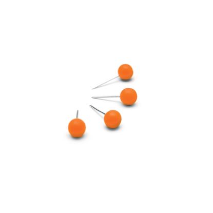 Obrázek Připínáčky oranžové / 100 ks