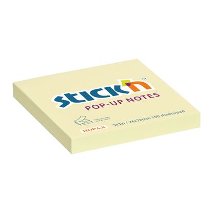 Obrázek Samolepicí bločky Stick´n by Hopax Z - 76 x 76 mm / 100 lístků / žluté