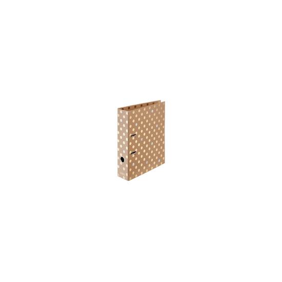 Obrázek z Herlitz pořadač A4 pákový Pure Glam 8 cm hnědá