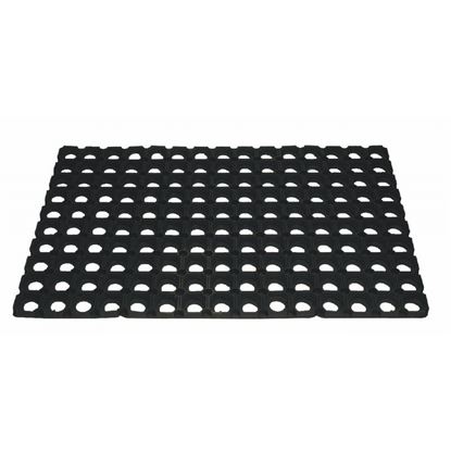 Obrázek Gumová rohož HONEY - černá / 40 x 60 cm