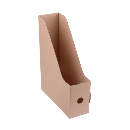 Obrázek z Stojan na spisy BOBO - hnědá / 5 ks