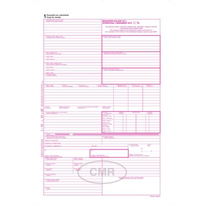 Obrázek MSK 965 mezinárodní nákladní list 5 listů NCR A4 - ČJ / AJ