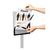 Obrázek z Podlahový stojan Durable INFO STAND BASIC - A4 / antracitová