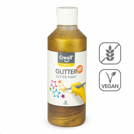 Obrázek z Barva Creall Glitter - 250 ml / zlatá