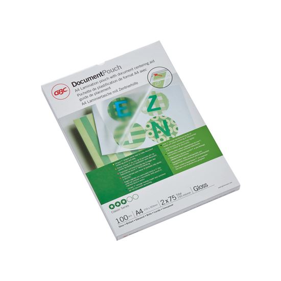 Obrázek z Laminovací pouzdra GBC A4 - 75 mic / 100 ks