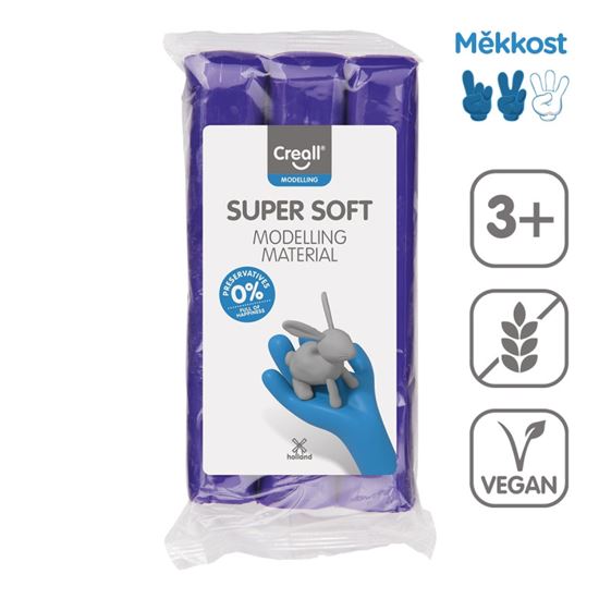 Obrázek z Modelovací hmota Creall Super soft - 500 g / fialová